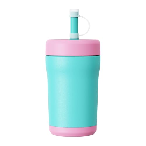 Image of Sursip Toddler Cups Spill Proof with Straw and Lid, 12oz Sippy Cups