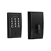 Schlage Encode Smart Wi-Fi Deadbolt Lock with Touchscreen Keypad, Keyless Front Door Entry, App Control, Alexa, Google Home and Airbnb Compatible, Matte Black, BE489WB CEN 622