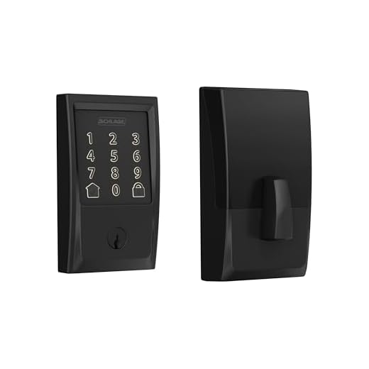 Schlage Encode Smart Wi-Fi Deadbolt with Century Trim in Matte Black