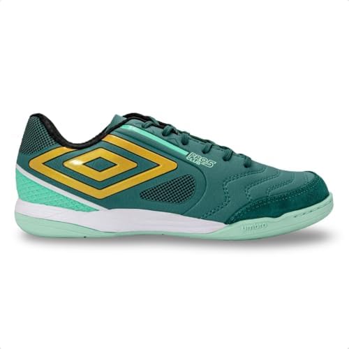 Chuteira Futsal Umbro Pro 5 Bump Club Preto/limão/royal U01fb042-...