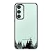 CASETiFY Impact Case for Galaxy S23 FE - Minimal Forest Clear Case - Clear Black