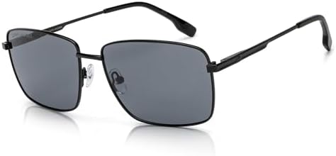John Jacobs | Stylish & Premium | Polarized & 100% UV Protection Sunglasses For Men & Women | Full Rim Pilot Medium (Size-59)