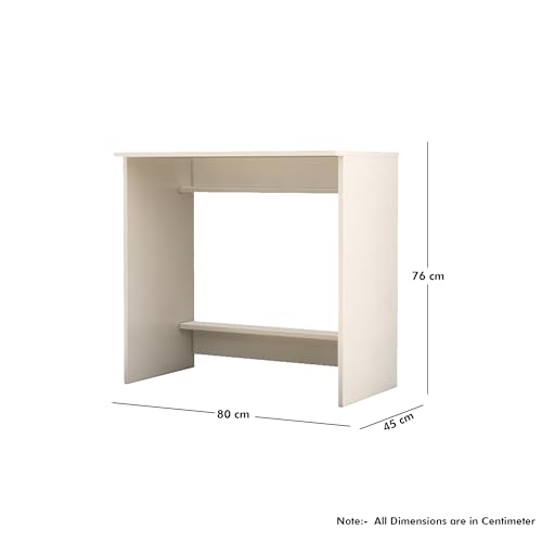 Image of Bniture Wooden Study Table for Home | Engineered Wood Laptop Study Table | Multi Purpose Office Desk for Laptop, Computer, Writing | Table for Study | Workstation Home & Office | Frosty White