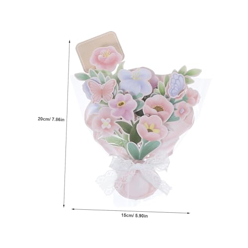 COOPHYA 3Pcs Cartão De Felicitações Do Dia Do Professor Cartões De Presente Cartões De Bênção De Flo