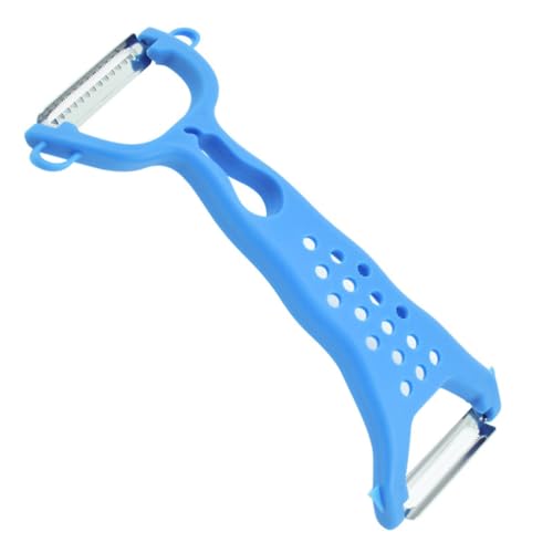 JchEnye Râpe Légumes Double Face, Éplucheur Double Fonction en Acier Inoxydable, Outil 2 en 1, Éplucheur de Fruits et Légumes avec Poignée Ergonomique (1 PC)