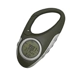 TINEASUR Tragbares Karabiner Barometer für Bergsteiger, Grün Abs