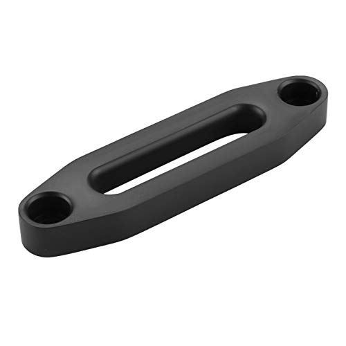 hawse fairlead Yctze pour hawse fairlead 6 Guide-câble en aluminium noir d'écubier de 6 pouces pour le VTT de câble de corde de treuil synthétique pour guide de treuil guide cable treu