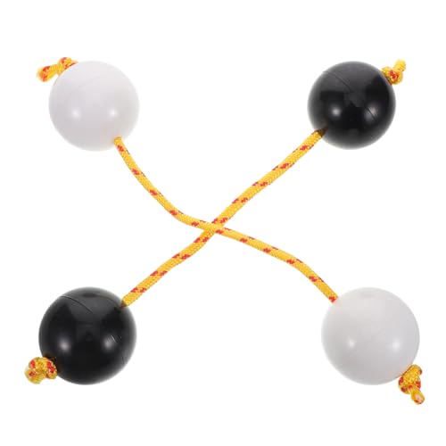 SUPVOX 2 Pairs African Shaker Balls Rhythm Balls Shaker Playing Percussion Instrument for Beginners and Musicians