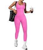 PREMIUM FABRIC: Our athletic jumpsuits for women may look 'tiny', but they provide excellent stretch and shape retention, offering a slim fit to accentuate your body curves while maintaining a smooth, comfortable fit during any activity. If you prefe...