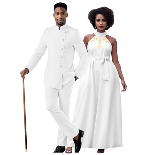 Match Clothes for Couple Men`s Blazer and Pants Set Women`s