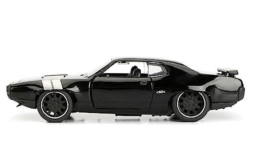 Jada 1:32 Fast & Furious 8 - Dom's Plymouth GTX - JA98300, Black - Image 3