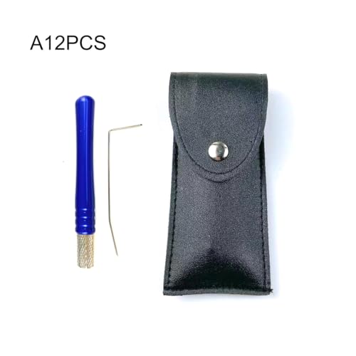 QiDAi New Lock Picking Tools Stainless Steel Pick Hook with Handle - Image 3