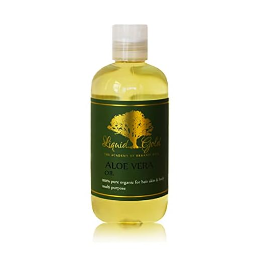 Liquid Gold Inc 8 oz Premium Organic Aloe Vera Oil Pure Health Hair Nails Skin Care Moisturizing
