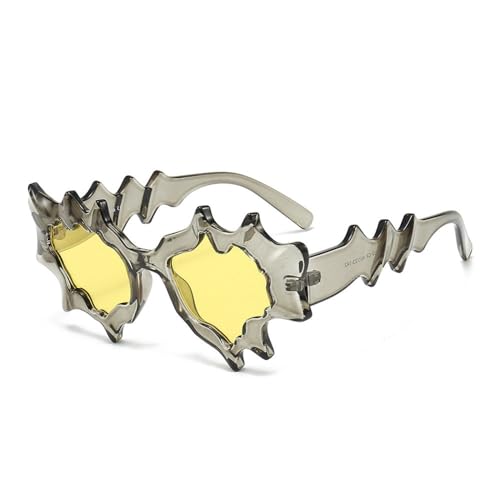 Lunettes de soleil irréguliers MUTYNE au design de vagues punk vintage