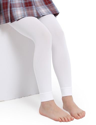 Girls Footless Tights for Dance Ballet Super Soft Leggings for Toddler Students Children Stockings4