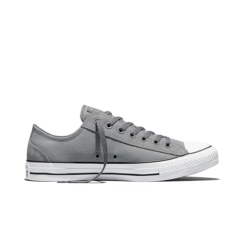Converse Unisex Chuck Taylor All Star Canvas & Suede OX, Darker Grey/Dark Matter/White, 7.5