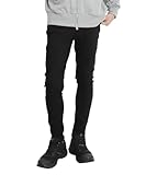 [ウィゴー] WEB限定 裏起毛 スキニーパンツ メンズ ズボン ゴルフウェア ストレッチ スキニー ゴルフパンツ 服 作業着 ギフト プレゼント 秋服 メンズ M タイプC(裏起毛) ブラック