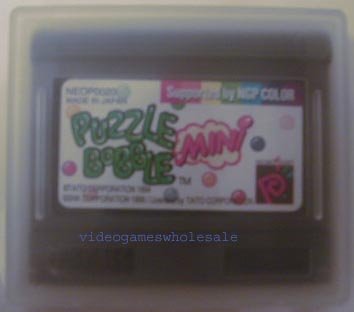 NEW Puzzle Bobble Mini Game Neo Geo pocket color NeoGeo