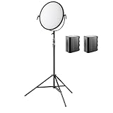 Walimex Pro 21244 Soft LED 300 Redondo Bicolor Negro