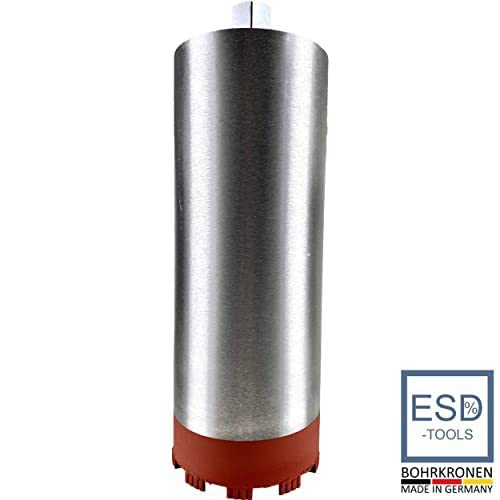Diamantbohrkrone mit Turbosegment, Kernbohrer mit 1 1/4 Zoll Aufnahme & Nutzlänge 400 mm, Ø 102 mm