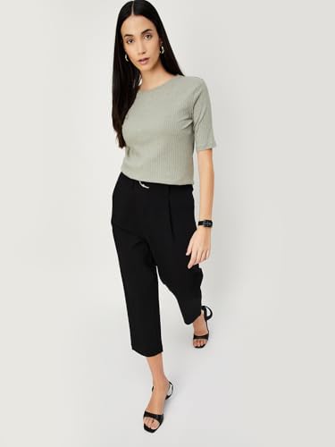 Image of Max Plus Size Women Ribbed T-Shirt