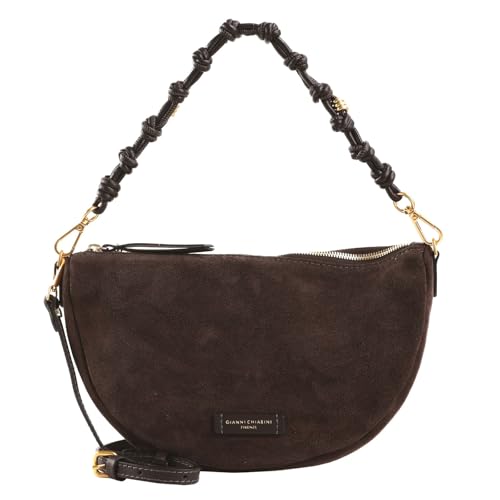 Sac à épaule bandoulière Cleo Gianni CHIARINI l'excellence du cuir moka