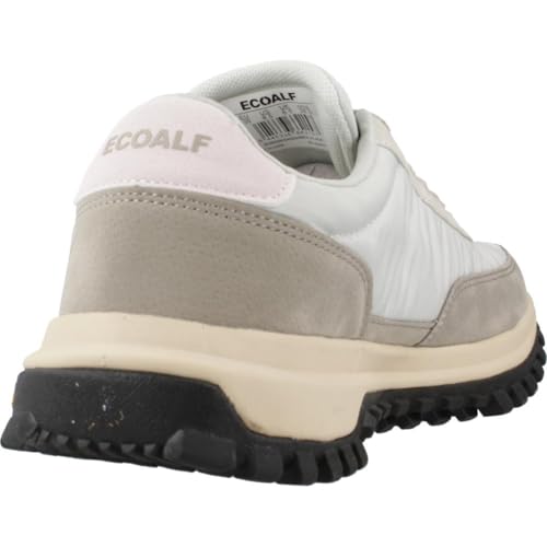 Ecoalf Para Mujer. MCWSHSNFEROE0446W24-301 Zapatillas Feroe Azul (38), Plano, Cordones, Casual, Gris, Sostenible - 3