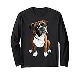 La ilustración simple y encantadora de Boxer dibujada a mano es perfecta para mamás de perros y papás de perros, criadores de perros, nuevos propietarios de cachorros o un bonito regalo conmemorativo de condolencias para propietarios de cachorros que han cruzado ese puente arcoíris
