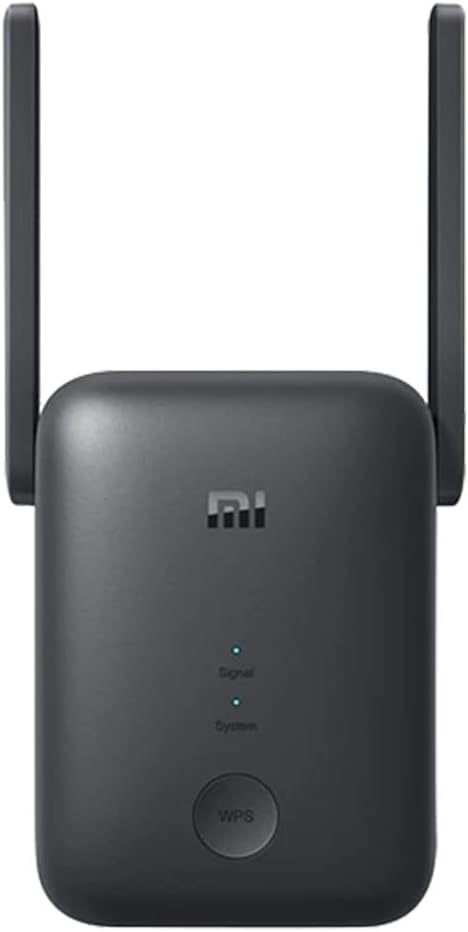 Xiaomi Mi Wifi Range Extender Ac1200 2.4/5Ghz Dual Band Wifi Ethernet Port Access Point Mode Smartlink Smart Signal Indicator, Black