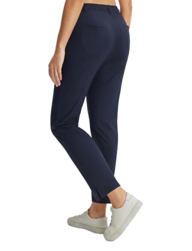 Image of baleaf Women's Golf Pants with Pockets for Work Travel Fit | 25 inch, Stretch, Wrinkle-Resistant, Comfort Fabric, Lightweight, Petite, Ankle, Slacks for Women, Casual, Commute