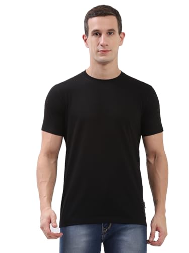 Image of hummel Cam Men's Pack of 3 Cotton Round Neck Half Sleeve T-Shirt
