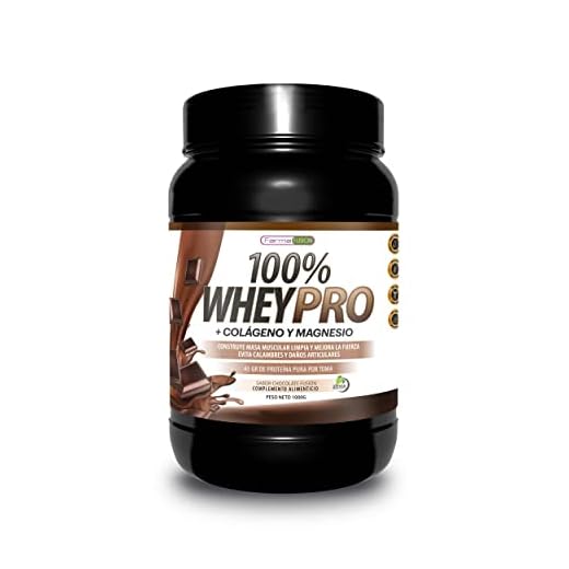 100% Whey Protein con Colágeno y Magnesio | 43Gr. de Proteína Pura por toma 0% Azúcares | Aumenta el crecimiento muscular y tonifica los músculos | Protege y lubrica Articulaciones | 1000g (Chocolate)