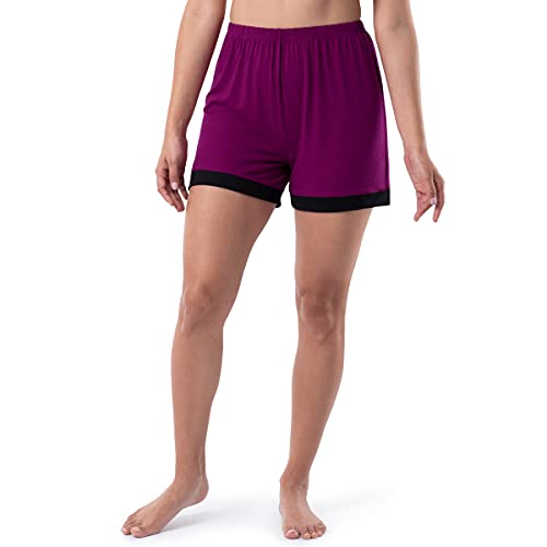 Fruit Of The Loom Women's Plus Size Sleeve Tee And Short 2 Piece Sleep Set, Berry, 4X #TOP4