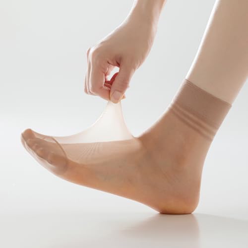 Image of 12 /20 Pairs Women's Ankle Sheer Nylon Socks