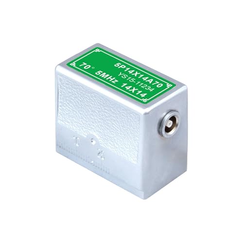 Transducteur à ultrasons résoud les défauts de soudure avec sa sonde d'angle UT 14 x 14 mm