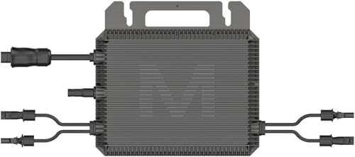 800W Marstek Micro - Inverter for Solar Modules: WiFi & Bluetooth Enabled, IP67 Waterproof, MPPT, App - Driven Plug & Play for Mini - PV (Balkonkraftwerk) (M2-800 + 5m AC-Kabel)