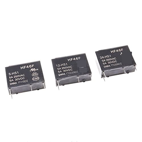 Evite sobrecalentamientos con el relé de potencia HF46F 24V de conmutación limpia 5A