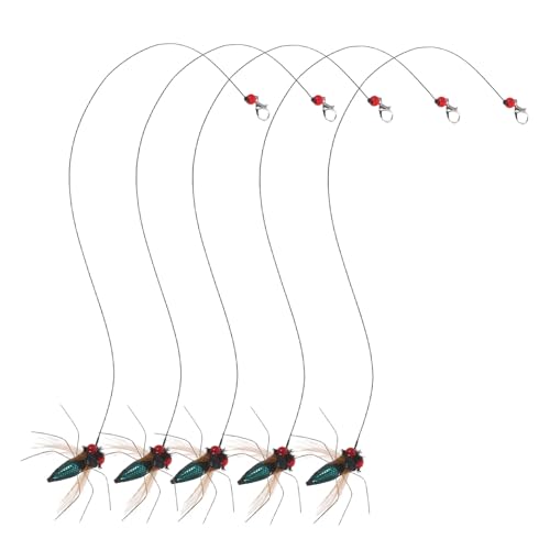 BESPORTBLE di Ricambio per Bastoncino Interattivo Gatto di Mosca Accessorio Gioco per Stimolare e attività Facile da Montare per Coinvolgere e Divertire Gattino