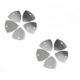 L'ensemble comprend 10 outils argentés : le kit offre plusieurs options pour différentes tâches d'ouverture. Légers et faciles à manipuler, ces médiators métalliques offrent un soutien fiable pour les bricoleurs et les techniciens professionnels.