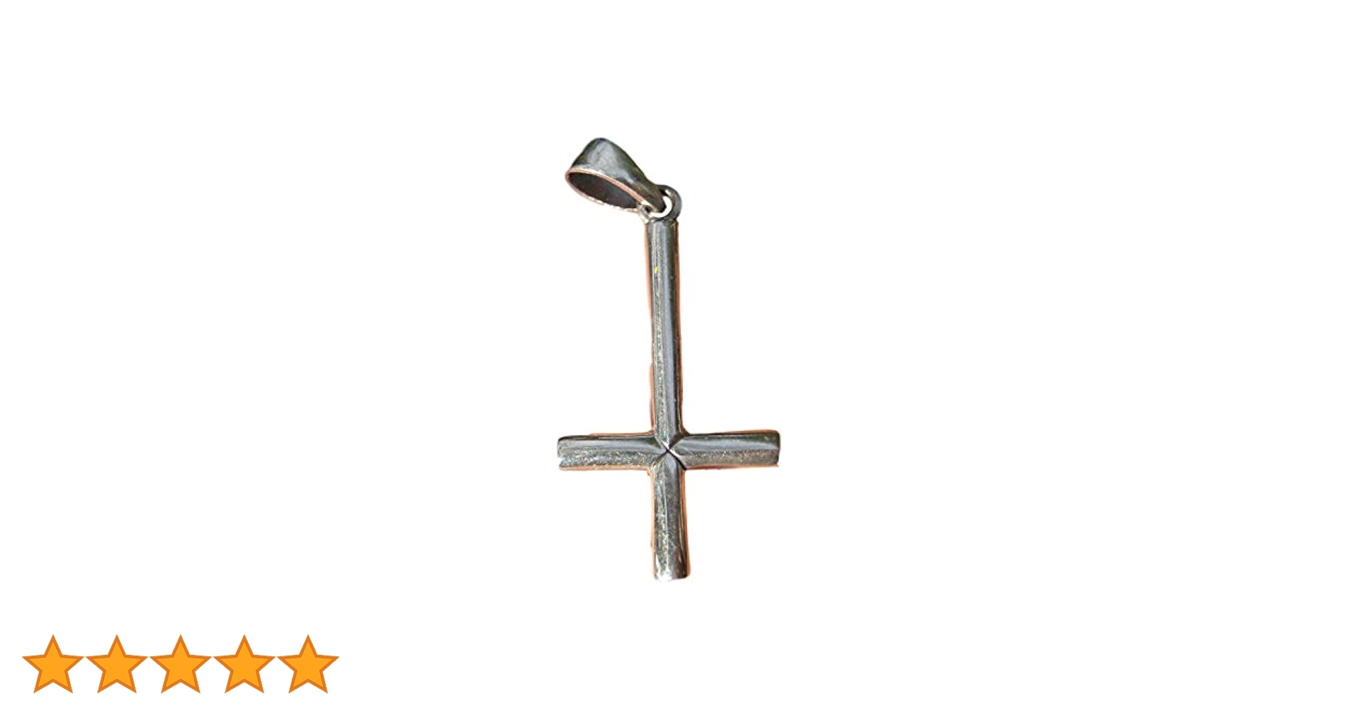 Amazon.com: Himalayan Treasures 925 Silver Inverted Petrine Cross Saint  Peter or Satanic Pendant A18 : Clothing, Shoes & Jewelry
