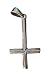 Himalayan Treasures 925 Sterling Silver Inverted upside down Petrine Cross of Saint Peter Pendant necklace jewelry art A40 Discounted