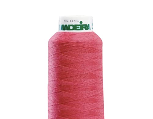 Madeira Poly Dark Pink 2000 YD Serger Thread miniatura 2