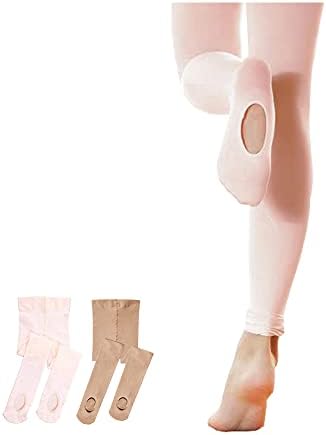 Stelle Girls Tights Ballet Dance Tights Women Ultra Soft Pro Convertible Transition Tights (Women/Toddler/Kids)