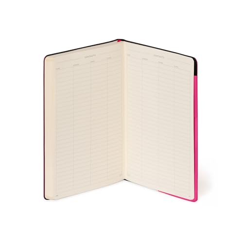 Miniatura 6 de Legami - My Notebook, Cuaderno De Rayas De 6 Mm, Raspberry, Medium, Papel Certificado Fsc, 192 Páginas, Tapa Blanda, Cierre Elástico, 13 X 21 Cm