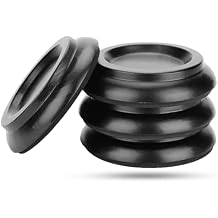 Set of 4 Piano Caster Cups Round Upright Caster Cups Piano Leg Floor Protectors Wood Coasters Cups with Non-Slip & Anti-Noise Foam Piano Casters Pad Piano Cup Piano Foot Pads #3