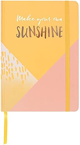 A5 Make Your Own Sunshine Pastel Paint Notebook Gift Book Travel Journal Diary Gold For Her Work Fun