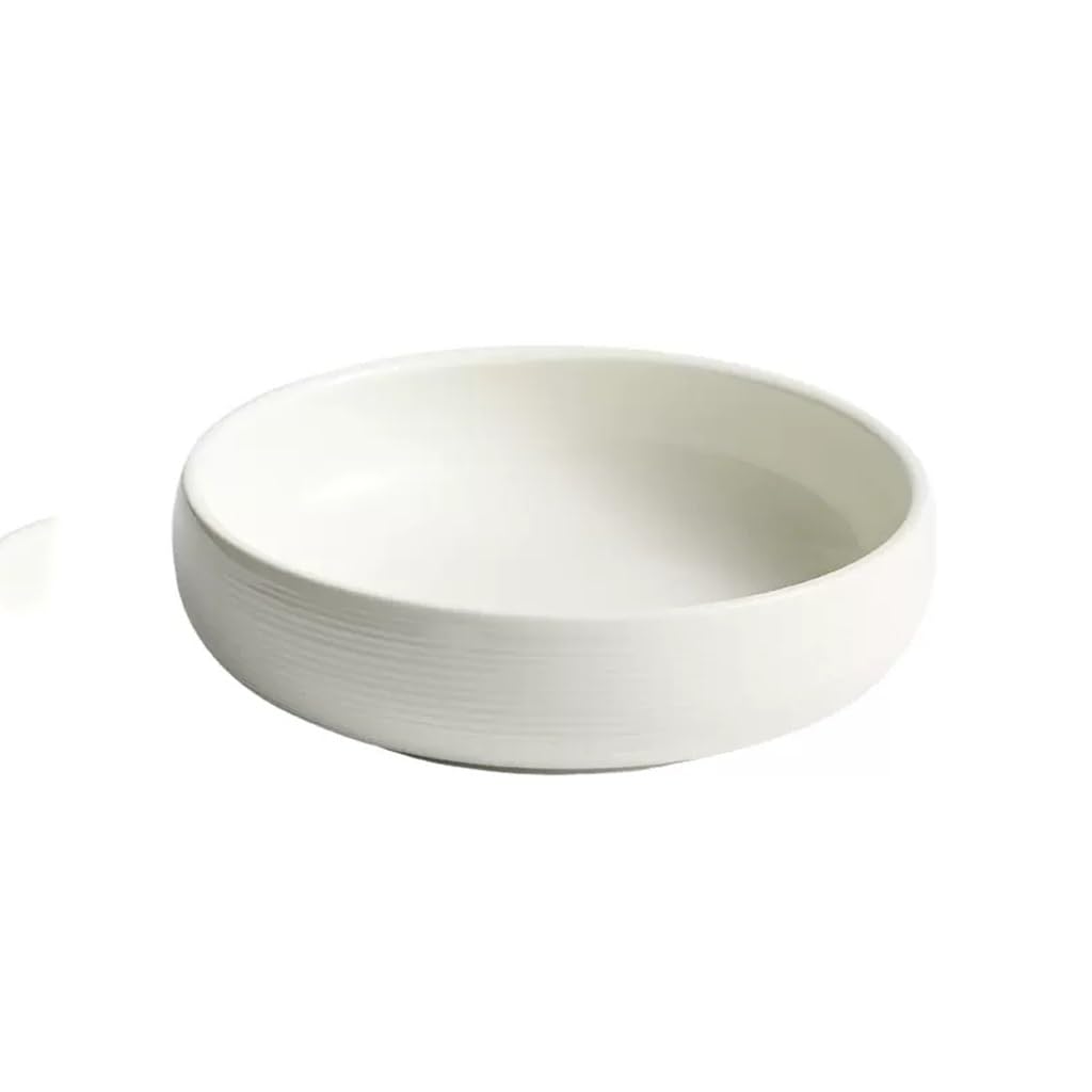 Insalatiera Piatto da tavola for la casa Piatto da frutta in ceramica Grande insalatiera for verdure Ciotola for zuppa del ristorante dell'hotel Forniture Per La Cucina(M)