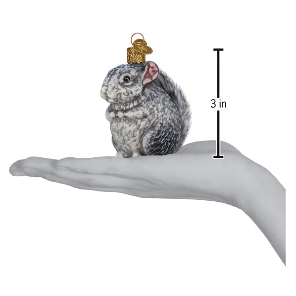 Old World Christmas Vintage Chinchilla Glas geblasen Ornament für Weihnachtsbaum – Ansicht 3