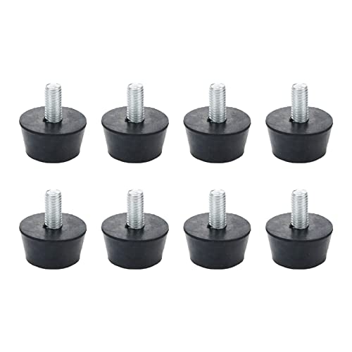 FarBoat 8 Pcs 3/4-Inch Height Rubber Furniture Legs for Sofa Table Chair
