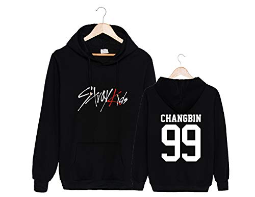 NCTCITY Kapuzenpullover Stray Kids Bedrucken Freizeit Langarm Hoodies Loose Streetwear Sweater Pullover Hip Hop Top Bang Chan Changbin Hyunjin Felix Seungmin Jeongin Jisung Minho Woojin Cover